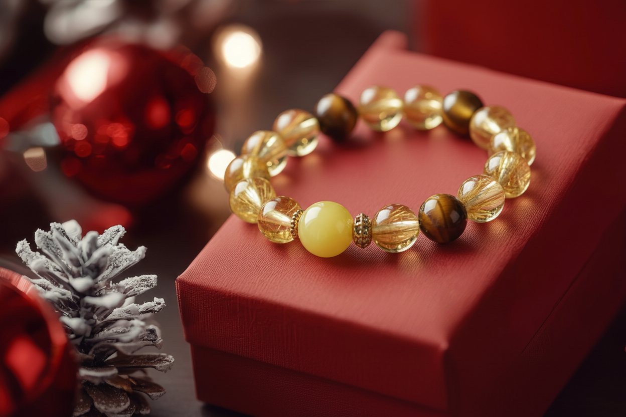 黄阿塞金发晶手串 Banner