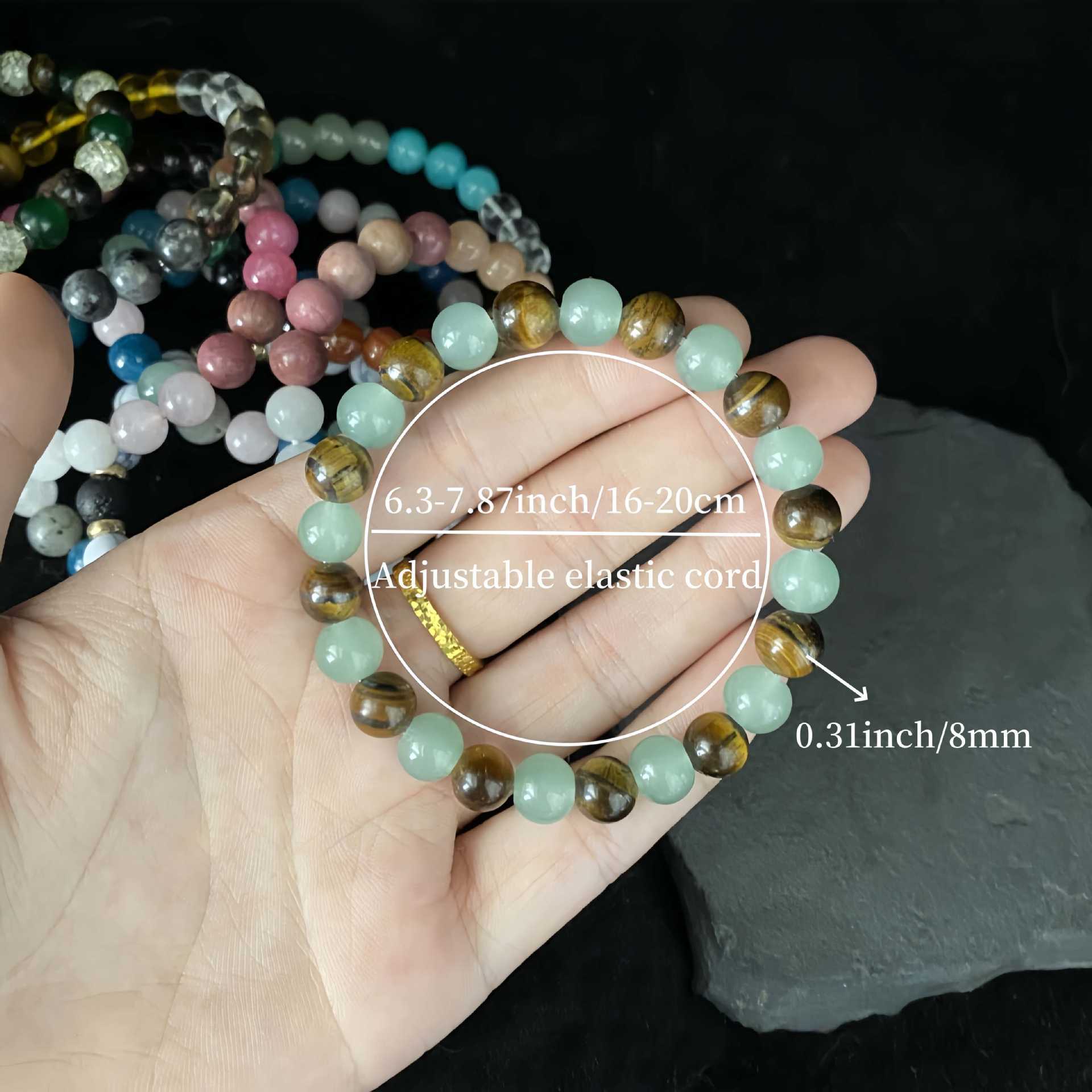 Bracelet jewelry daily wear natural stone amethyst bracelet beads - CN Heal Vibe