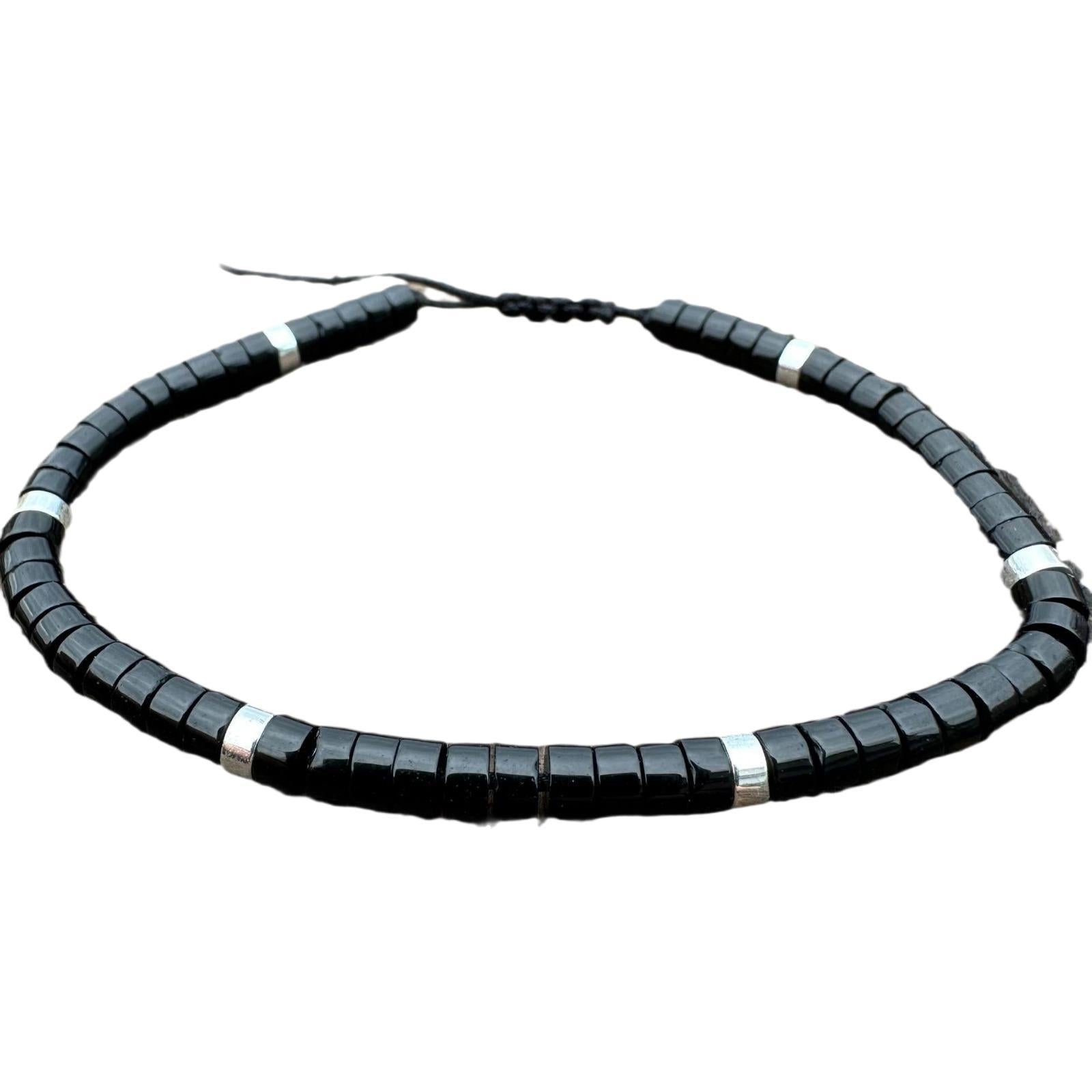 Emperor Natural Stone Spacer Shiny Stone Red Vein Stone Pink Quartz Adjustable Women's Bracelet - CN Heal Vibe