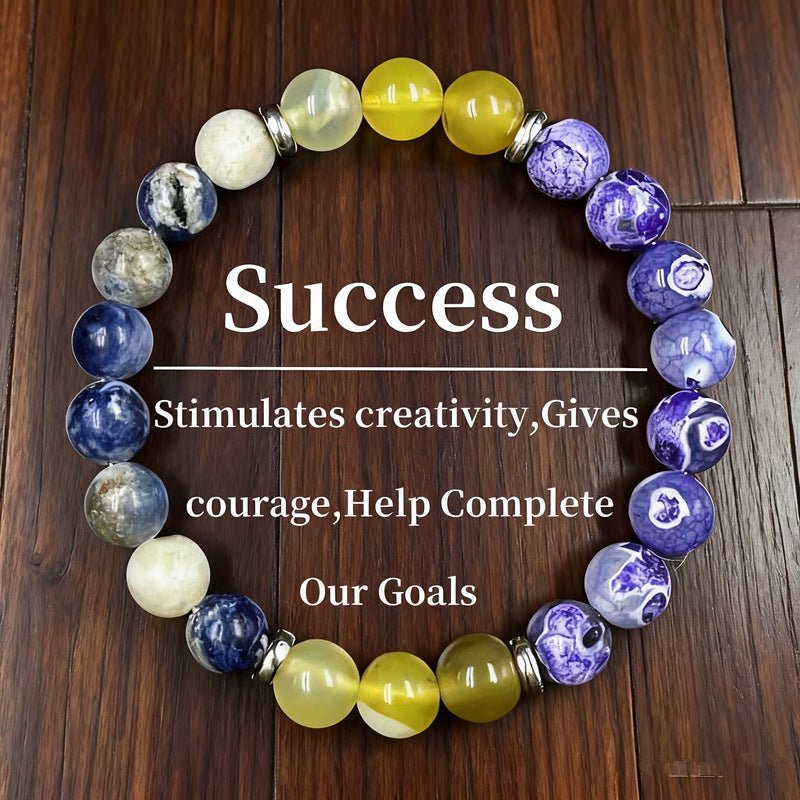 Natural Amethyst Tiger Eye Turquoise Rose Quartz Lapis Lazuli Bracelet Jewelry - CN Heal Vibe