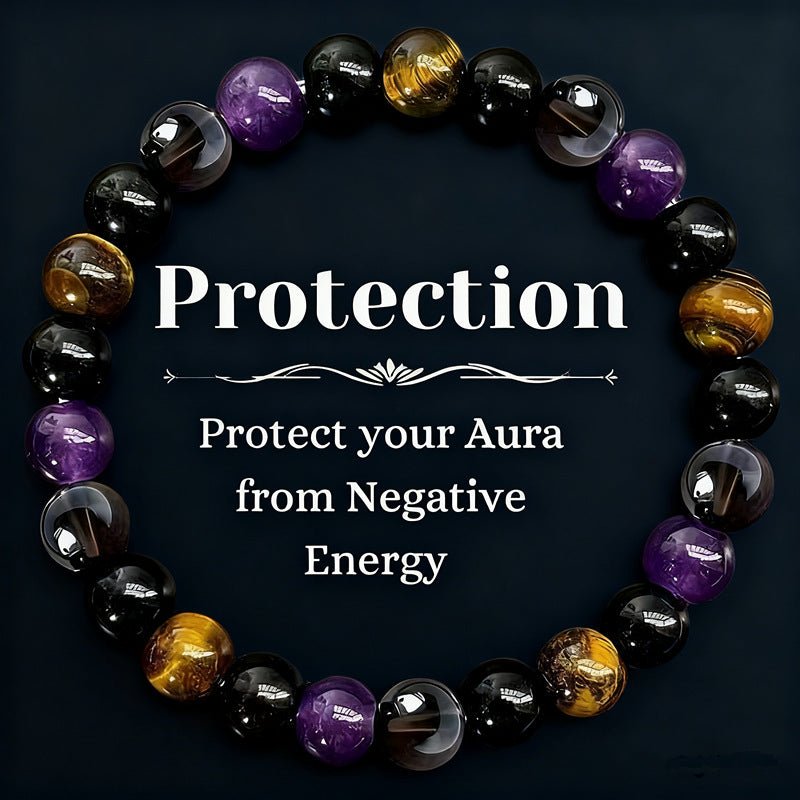 Natural Amethyst Tiger Eye Turquoise Rose Quartz Lapis Lazuli Bracelet Jewelry - CN Heal Vibe