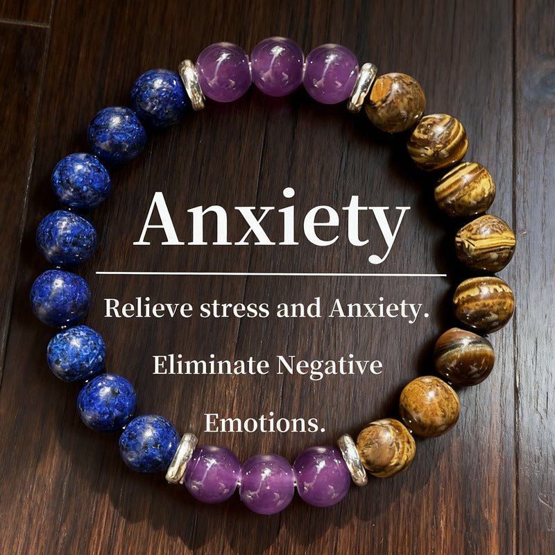 Natural Amethyst Tiger Eye Turquoise Rose Quartz Lapis Lazuli Bracelet Jewelry - CN Heal Vibe