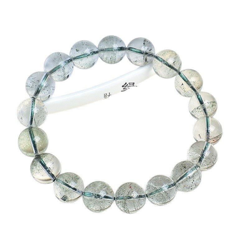Natural Green Phantom Bracelet Unisex Simple Versatile Layered Crystal Bead Bracelet - CN Heal Vibe