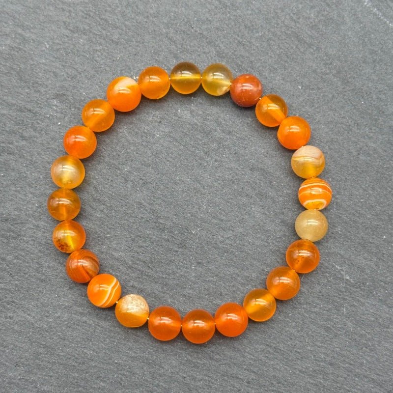 Natural Multi Stone Bracelet for Women Men Handmade Beaded Bracelet with Red Green Amethyst Sunstone Lapis Lazuli Tiger Eye Agate Crystal Green Aventurine for Jewelry Gift - CN Heal Vibe