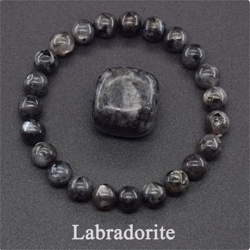 Natural Multi Stone Bracelet for Women Men Handmade Beaded Bracelet with Red Green Amethyst Sunstone Lapis Lazuli Tiger Eye Agate Crystal Green Aventurine for Jewelry Gift - CN Heal Vibe