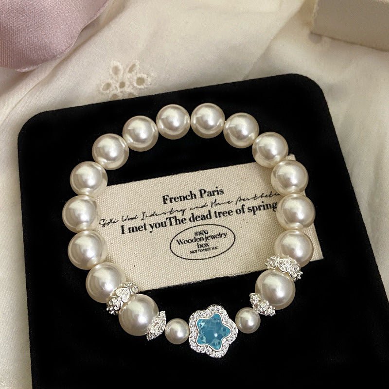 Natural Pink Crystal Bracelet Light Luxury Elegant Pink Crystal Zircon Bracelet High - end - CN Heal Vibe