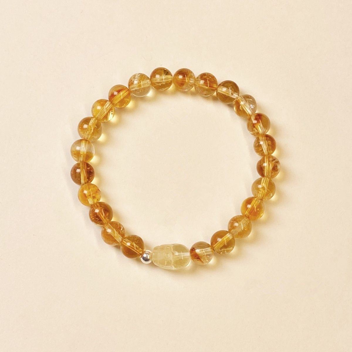 New Style Yellow Crystal Bracelet for Women, High - End Yellow Crystal Pixiu Bracelet for Women, Only Inward Flow, Wealth - Attracting Bracelet for Women - CN Heal Vibe