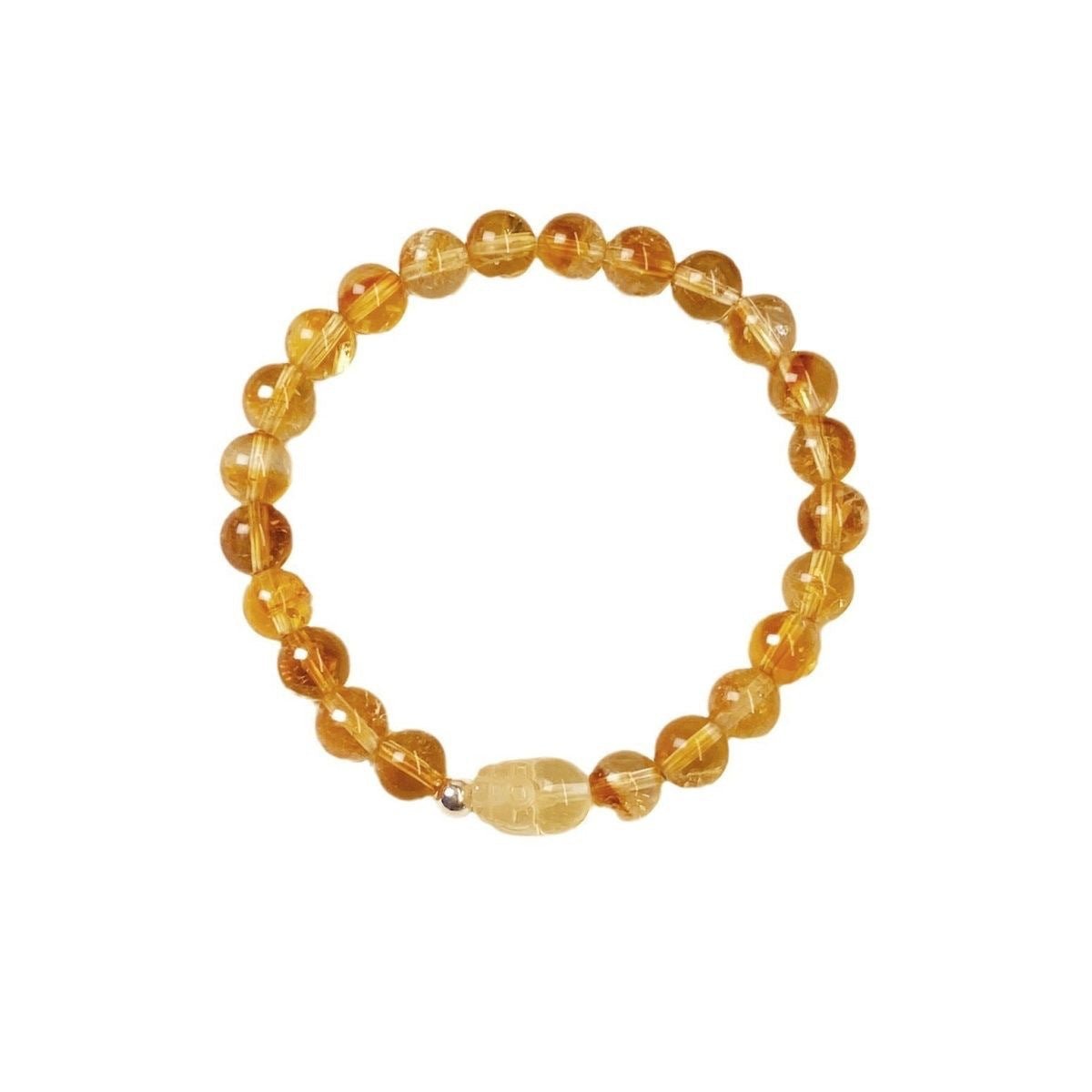 New Style Yellow Crystal Bracelet for Women, High - End Yellow Crystal Pixiu Bracelet for Women, Only Inward Flow, Wealth - Attracting Bracelet for Women - CN Heal Vibe
