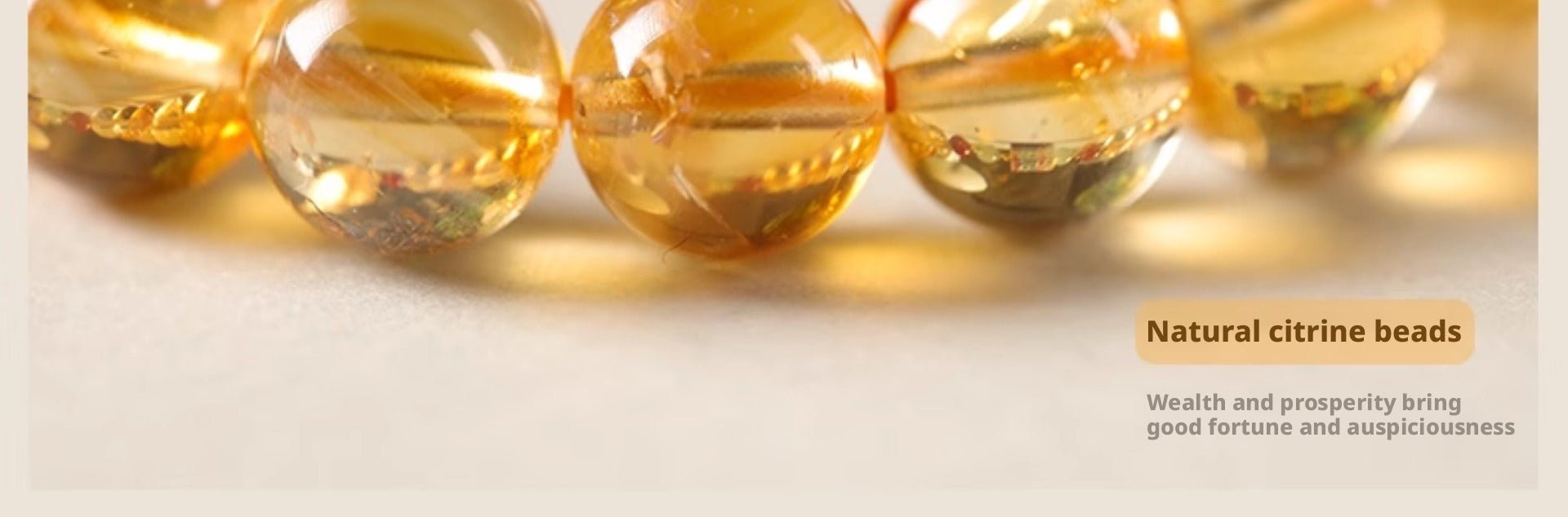 Yellow Crystal Bracelet for Women New Chinese Style Lucky Fortune - CN Heal Vibe